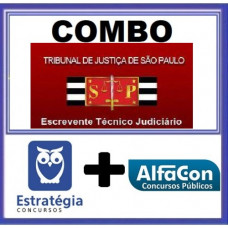 COMBO - TJ SP - PÓS EDITAL - ESCREVENTE JUDICIÁRIO - TJSP - ESTRATEGIA + ALFACON 2021