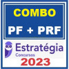 COMBO - PF e PRF - AGENTE DA POLICIA FEDERAL + POLICIA RODOVIÁRIA FEDERAL - PACOTE COMPLETO - 2 EM 1 - ESTRATEGIA 2023