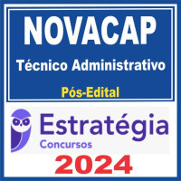 NOVACAP (Técnico Administrativo) Pacote Completo – 2024 - PÓS EDITAL