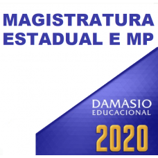 MAGISTRATURA E MP ESTADUAIS (DAMÁSIO 2020)