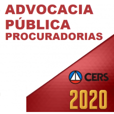 ADVOCACIA PÚBLICA - PROCURADORIAS (CERS 2020)